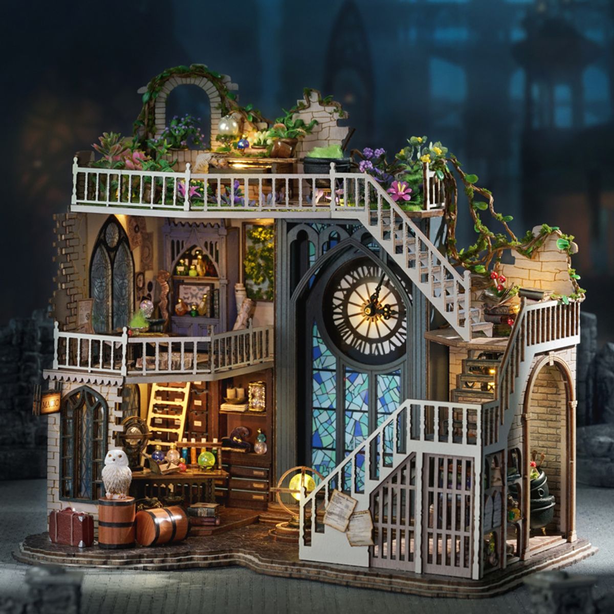 GENERICO - Book Nook Casa Miniatura 3D Magic House