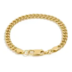 JOYAS LANDEROS - Pulsera Grumete 19cm Enchapada en Oro de 18k