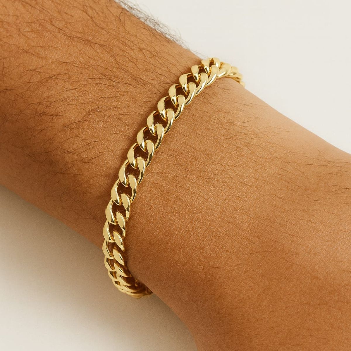 JOYAS LANDEROS - Pulsera Grumete 19cm Enchapada en Oro de 18k