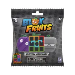 ROBLOX - 1 Mini Figura Blox Fruits De La Serie 3 Al Azar + Código