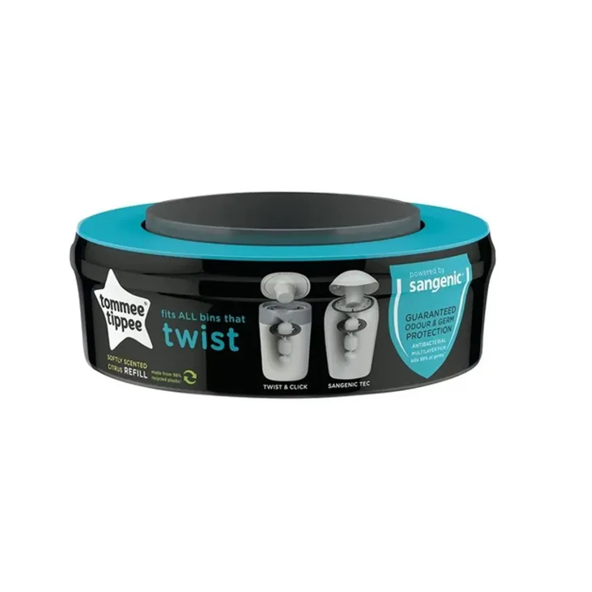 TOMMEE TIPPEE - REPUESTO DE BOLSAS DE PLASTICO PARA SANGENIC TWIST & CLICK TAMAÑO REGULAR