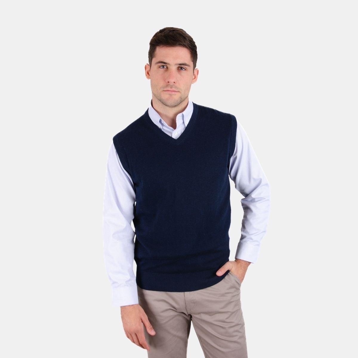 MOSS - Sweater 95% algodón sin mangas