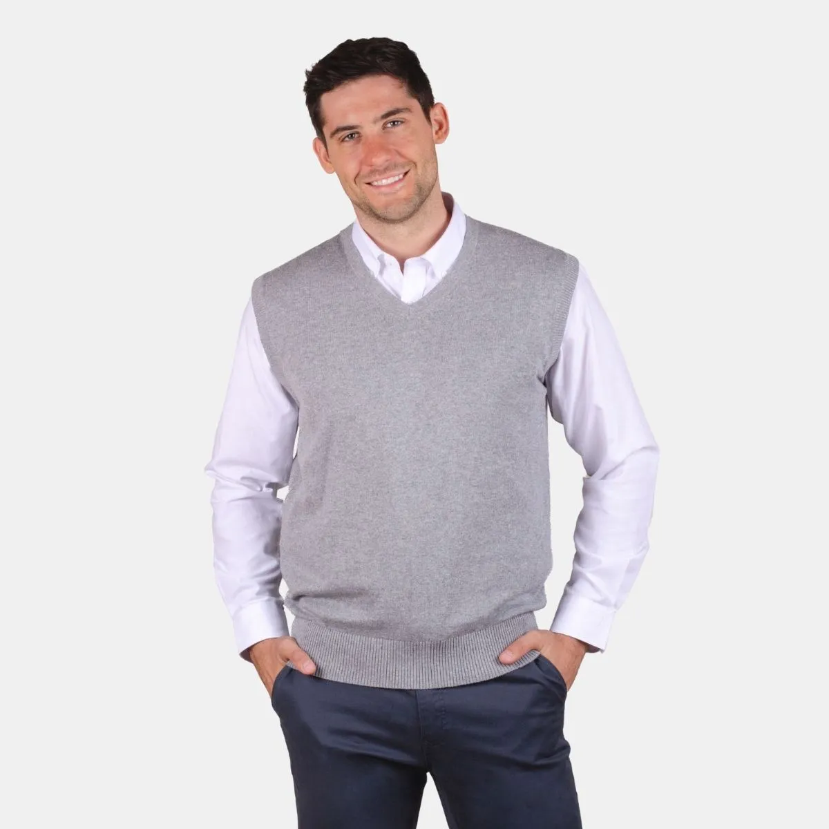 MOSS - Sweater 95% algodón sin mangas