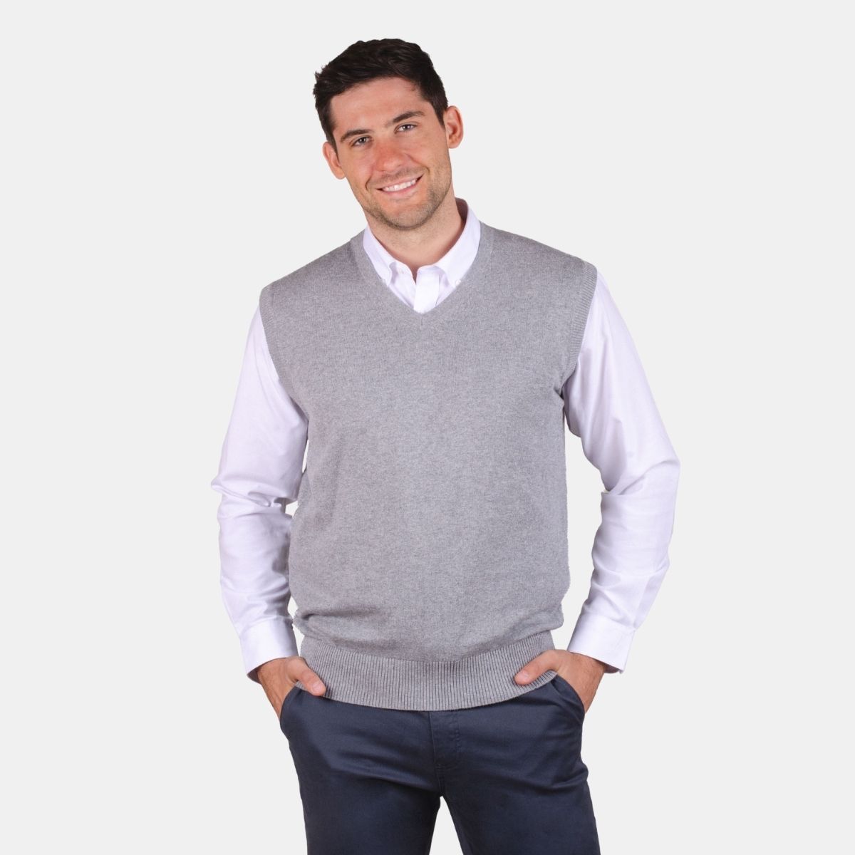 MOSS - Sweater 95% algodón sin mangas