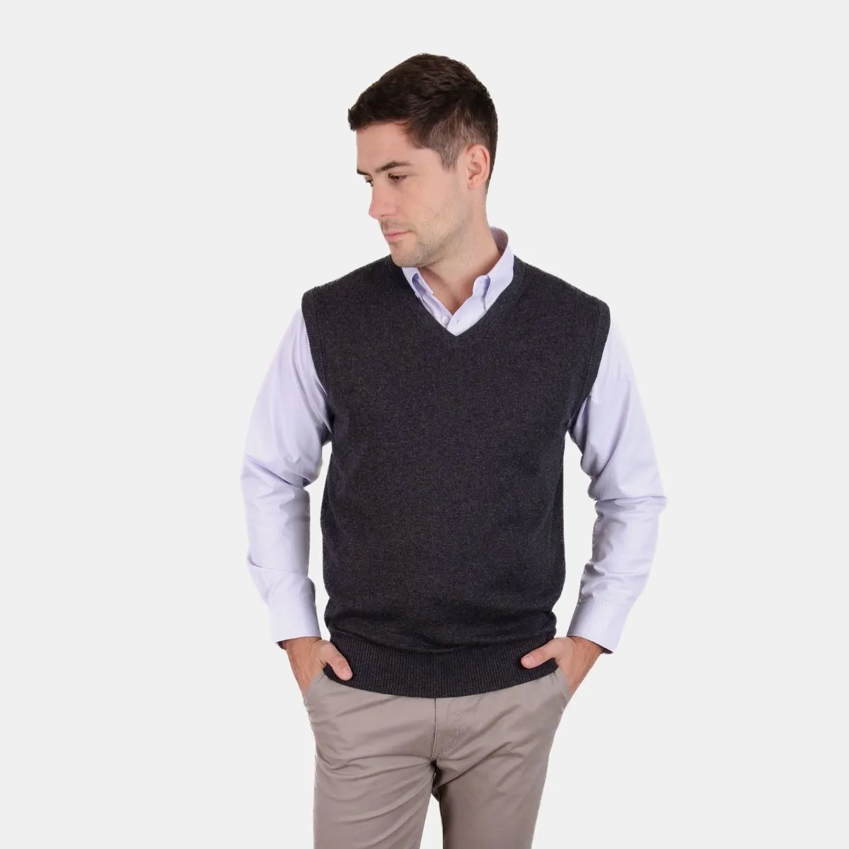 MOSS - Sweater 95% algodón sin mangas