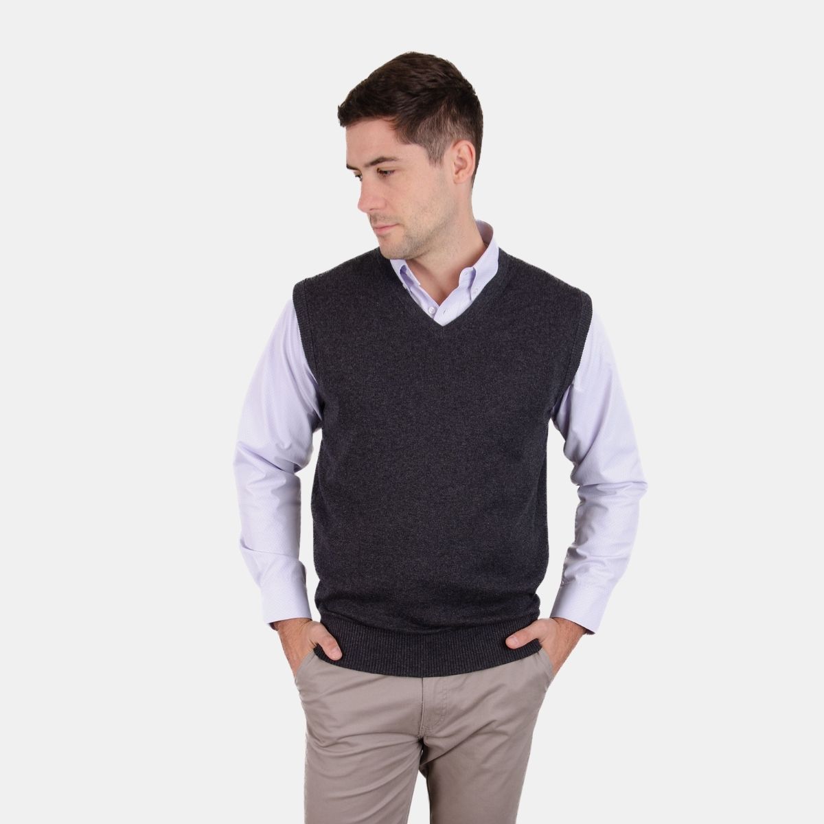 MOSS - Sweater 95% algodón sin mangas