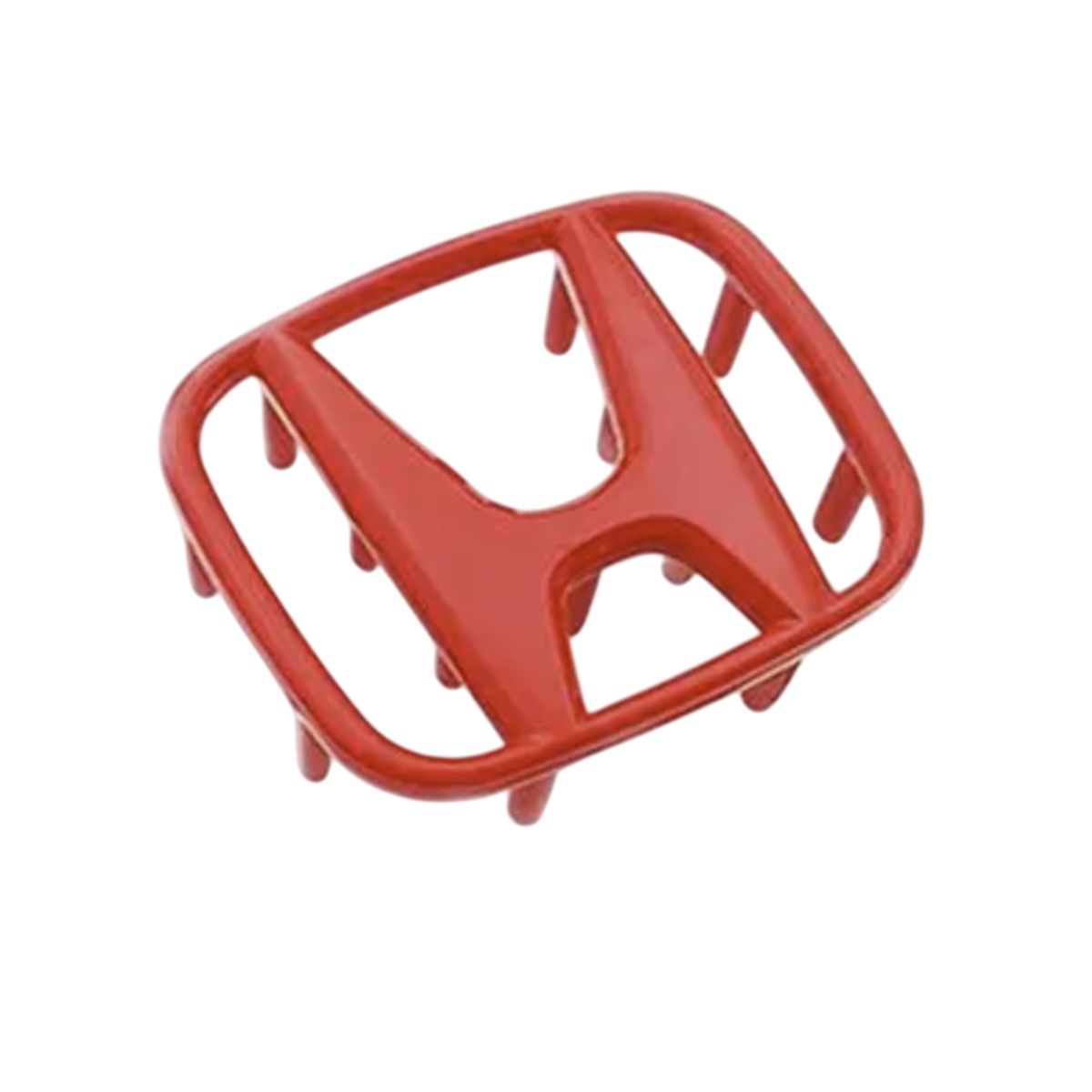 GENERICO - Emblema Volante para Honda Con Pines Traseros 53x43mm Rojo