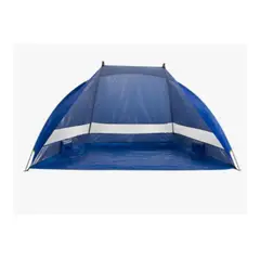 GENERICO - Media carpa Refugio Playa UV 50+ Para-Viento Toldo Familiar Plegable Portátil 220x115x115cm