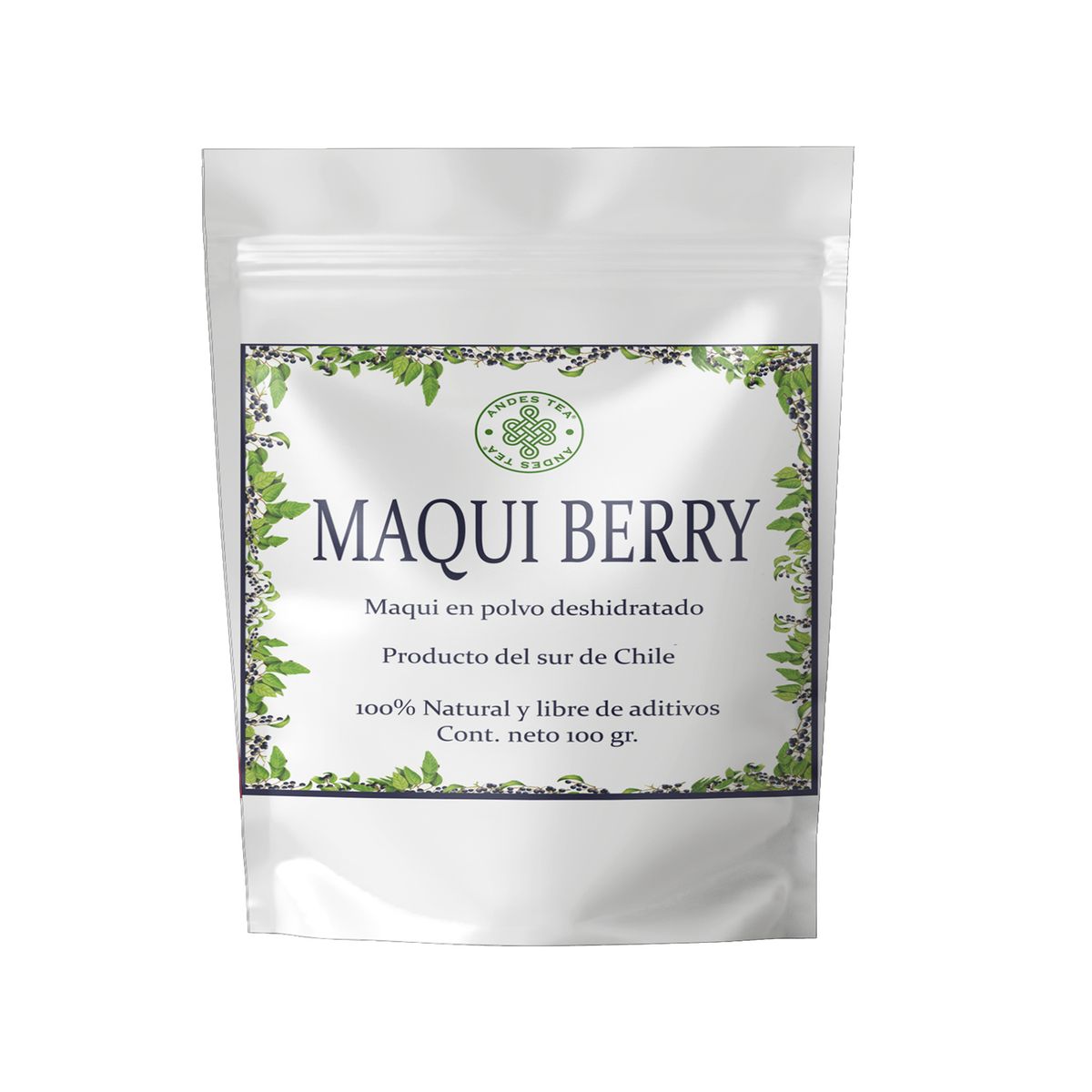ANDES TEA - Maqui Deshidratado Fruto Silvestre del Sur de Chile 100 gr