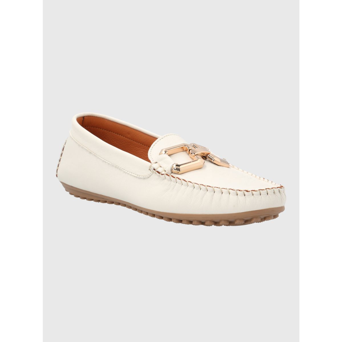 HUSH PUPPIES - Mocasin Cuero Mujer Rodeo Blanco HUSH PUPPIES