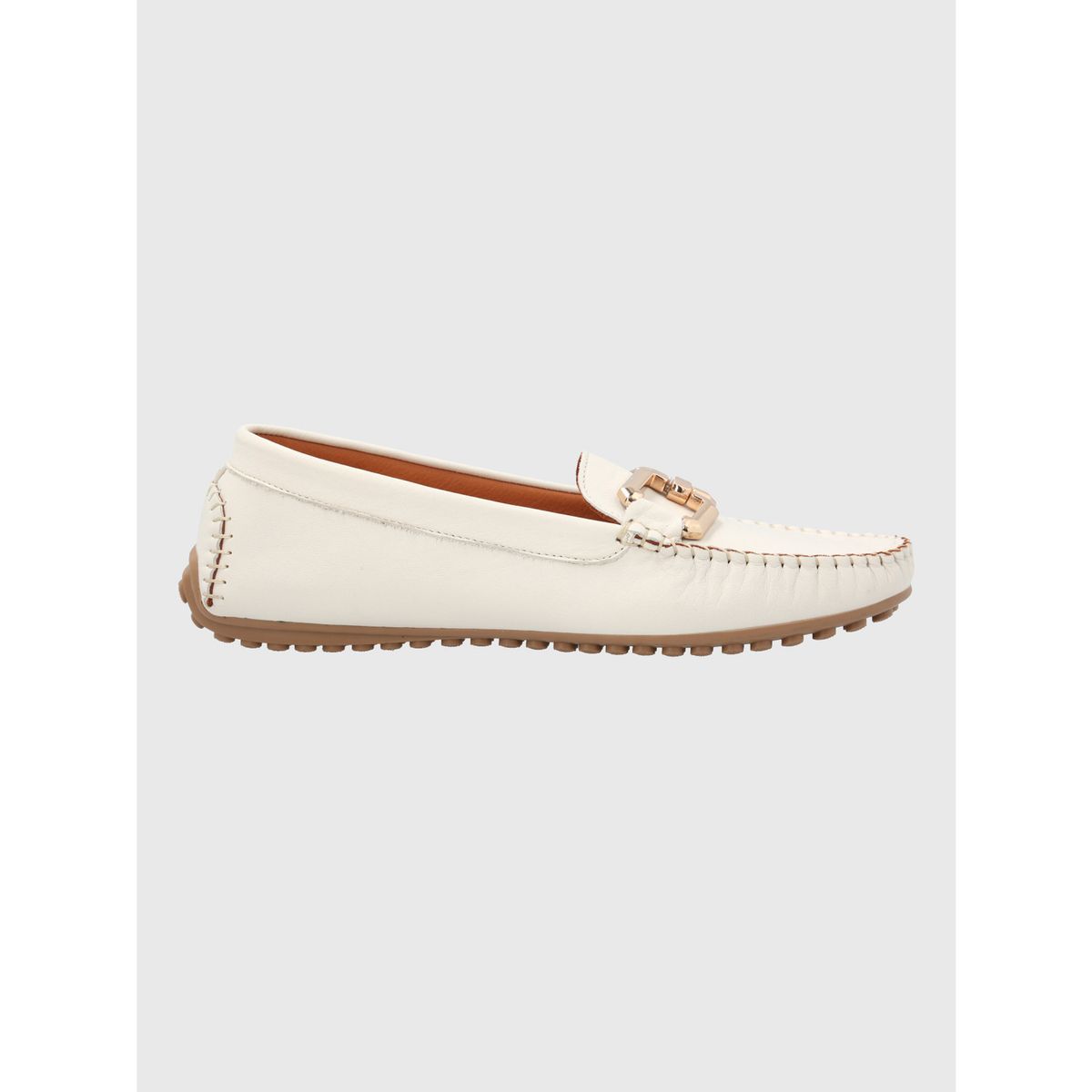 HUSH PUPPIES - Mocasin Cuero Mujer Rodeo Blanco HUSH PUPPIES