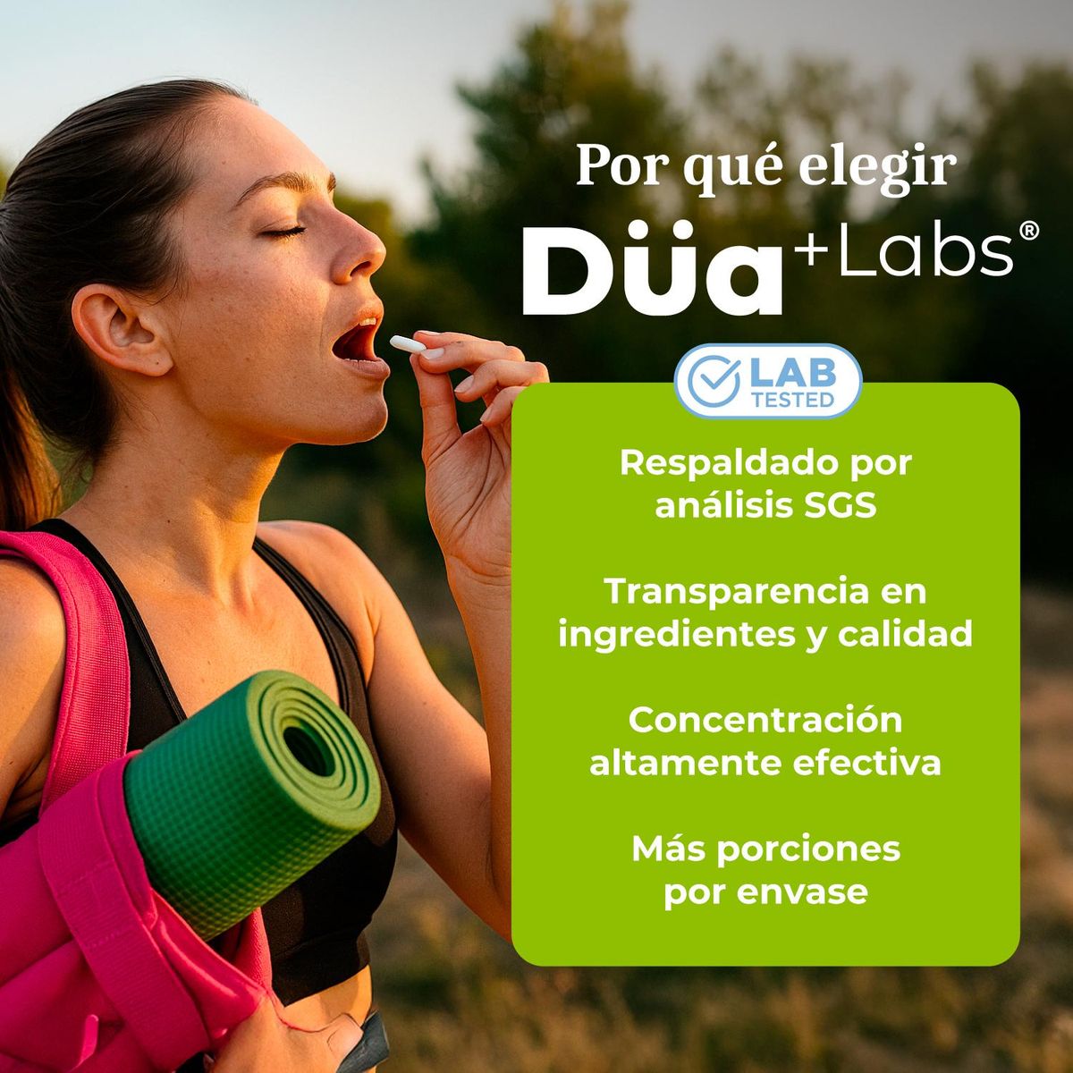 DUA LABS - Magnesio Neuromag Düa Labs® 120 Cápsulas Para 60 días