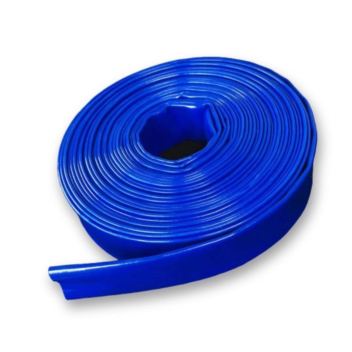 KRAFTER - Manguera Plana 4” x 100 m – 4 BAR, Alta Resistencia, Uso Agrícola e Industrial