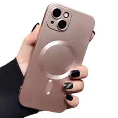GENERICO - Carcasa para iphone 13 color metalizado magnetica lente camaras