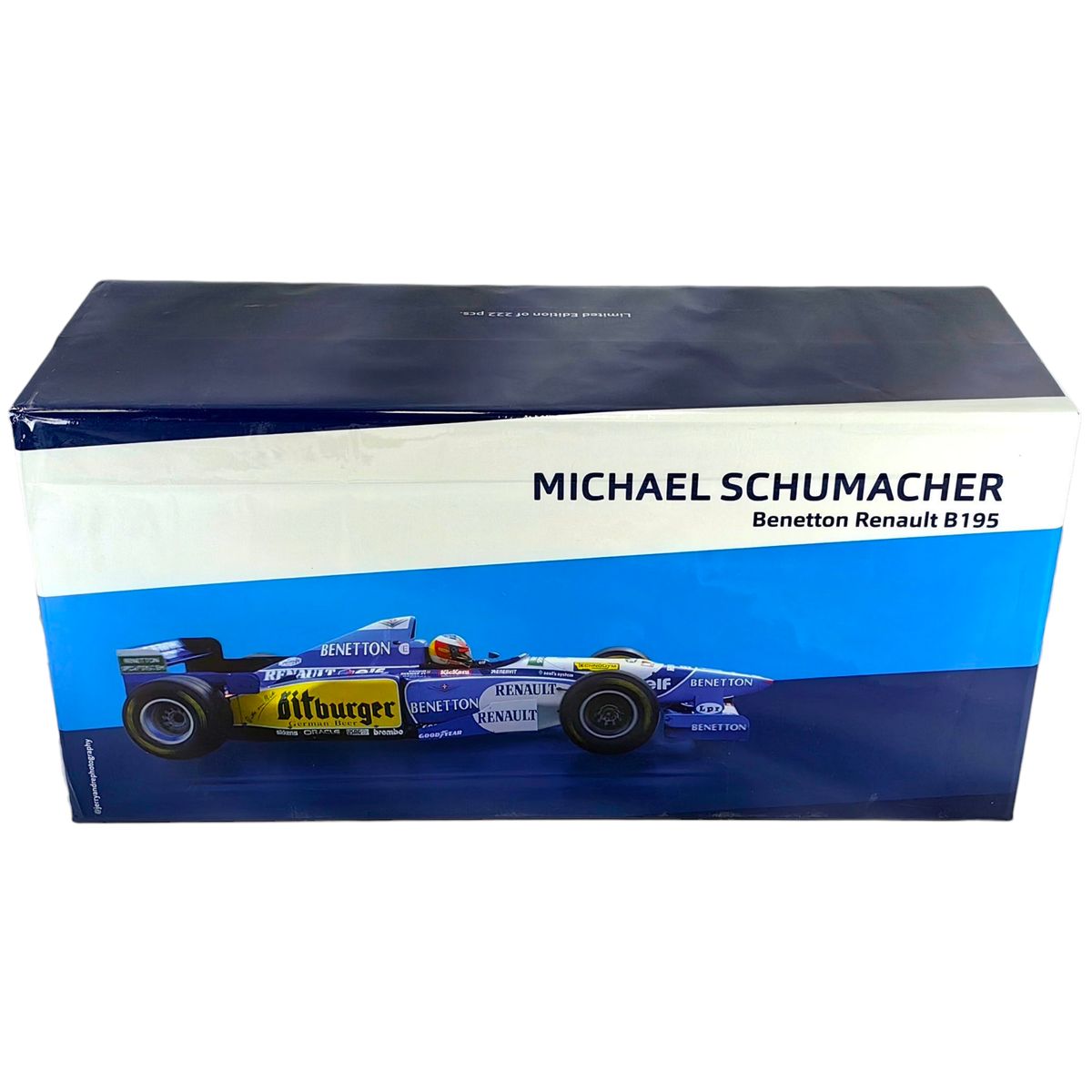FORMULA 1 - Auto F1 Benetton B195 GP Europa 1995 #1 Michael Schumacher Minichamps 1:18