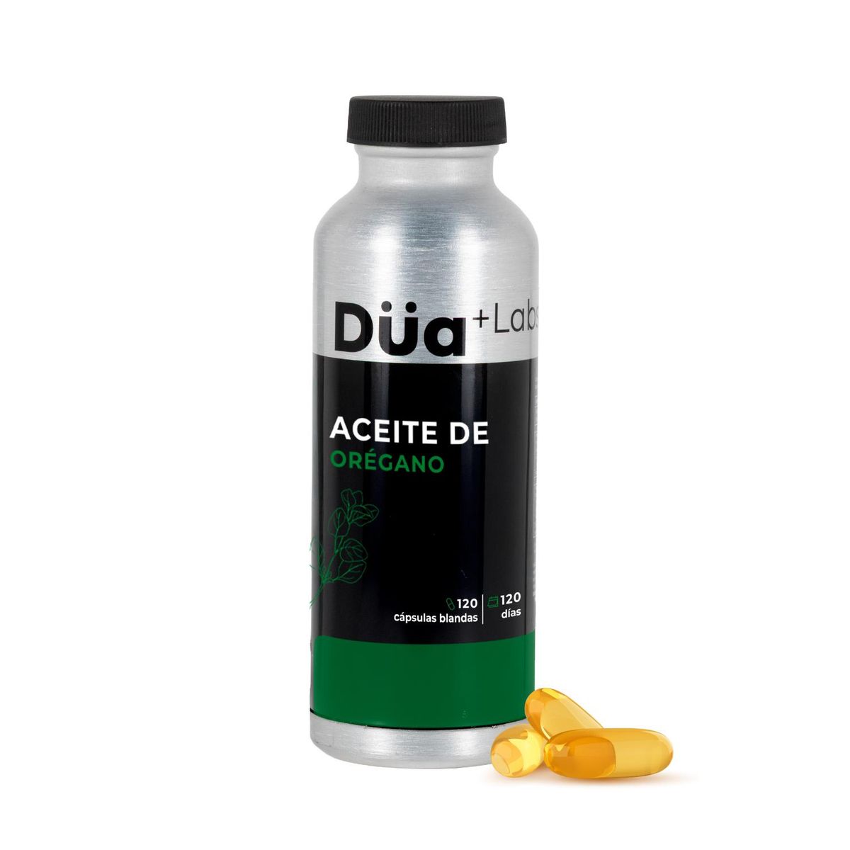 DUA LABS - Aceite de Oregano 86% Carvacrol Düa Labs® 120 Caps 120 días