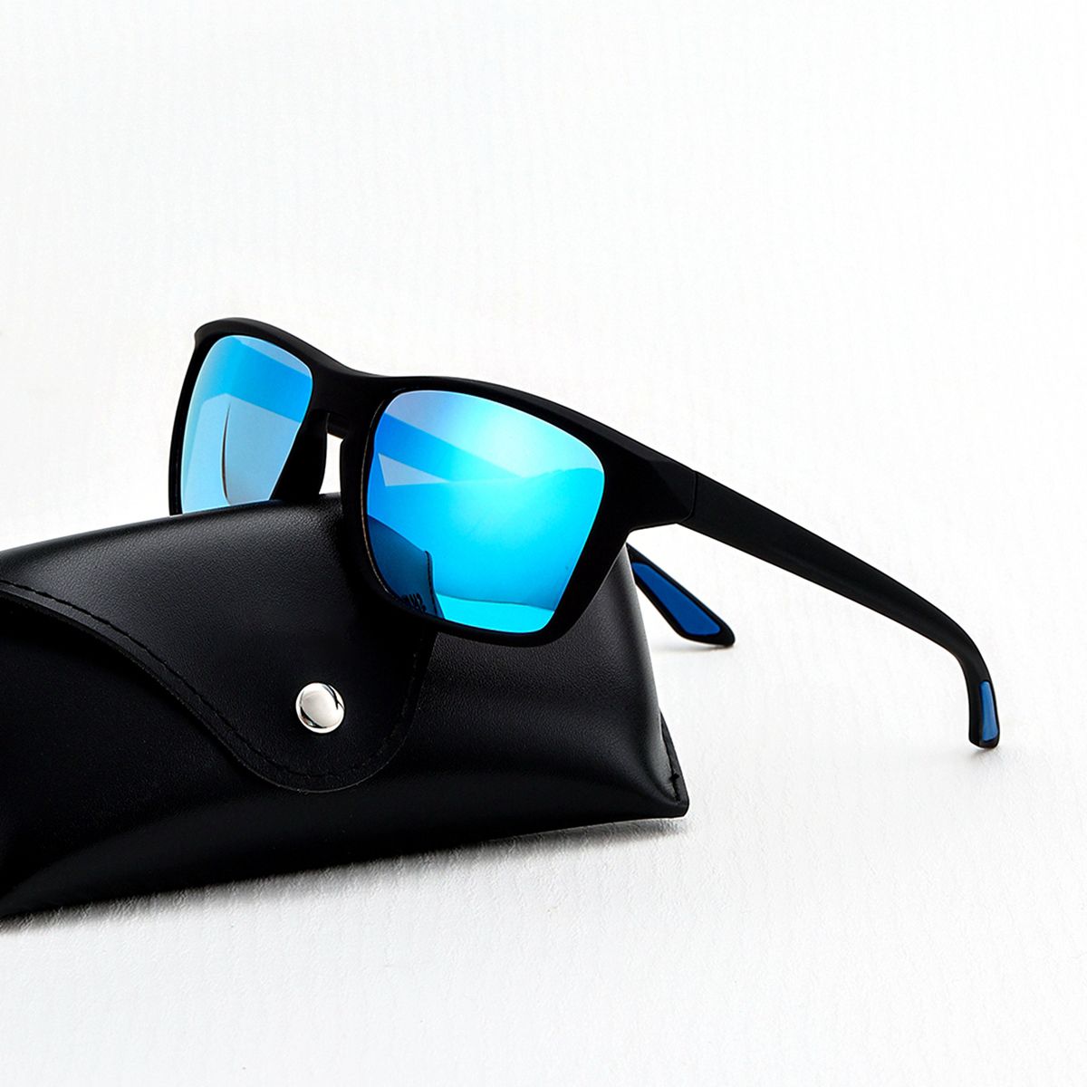 POLASUP - gafas de sol retro Lentes reflectantes elegantes adecuadas compras fiestas actividades al aire libre