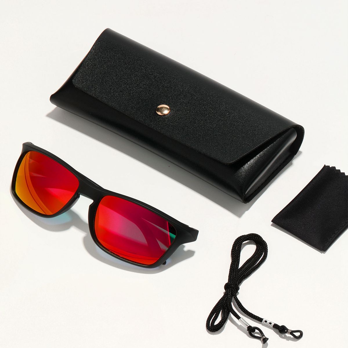 POLASUP - gafas de sol retro Lentes reflectantes elegantes adecuadas compras fiestas actividades al aire libre