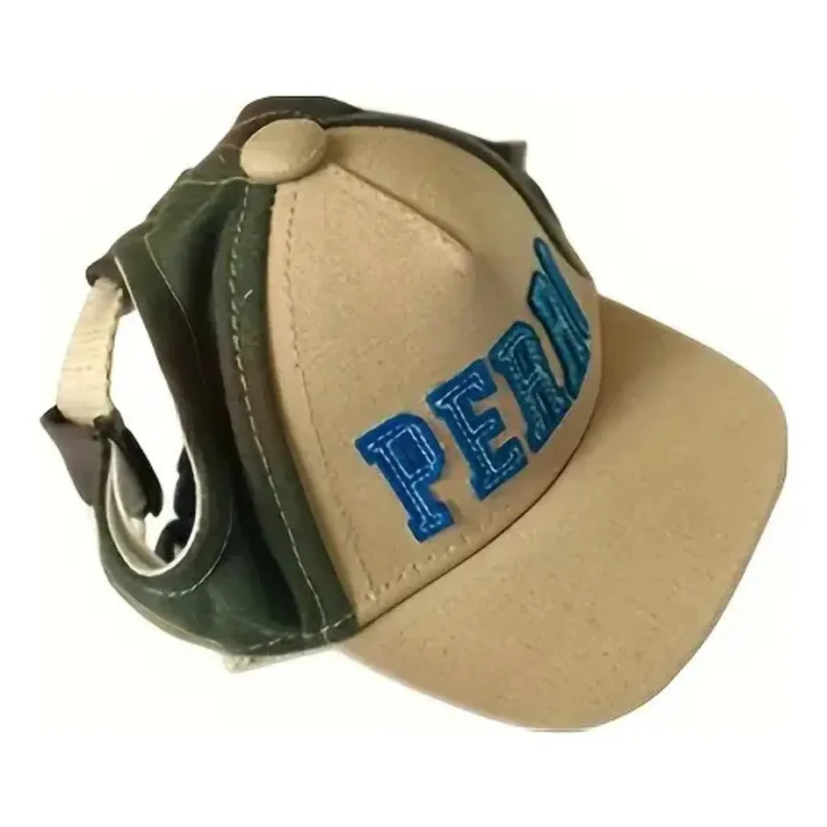 SUKEA - Gorro Protección Solar Ajustable Sombrero Para Perro Gato Negro L