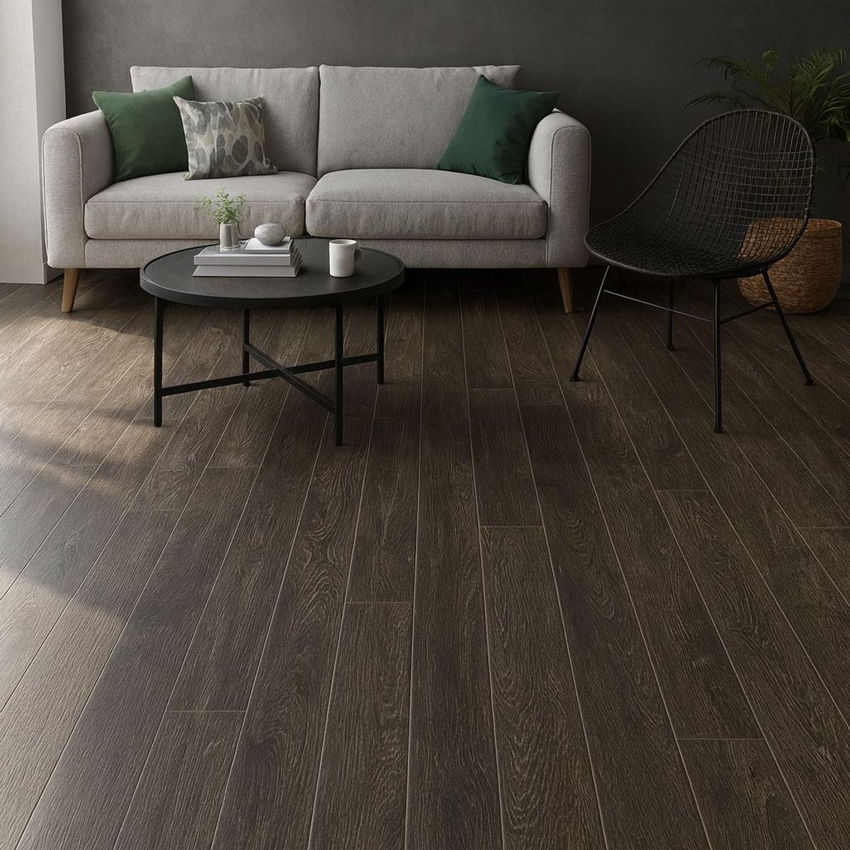 GENERICO - Porcelanato 15x90 cm Atlas Moka 1.08 m2