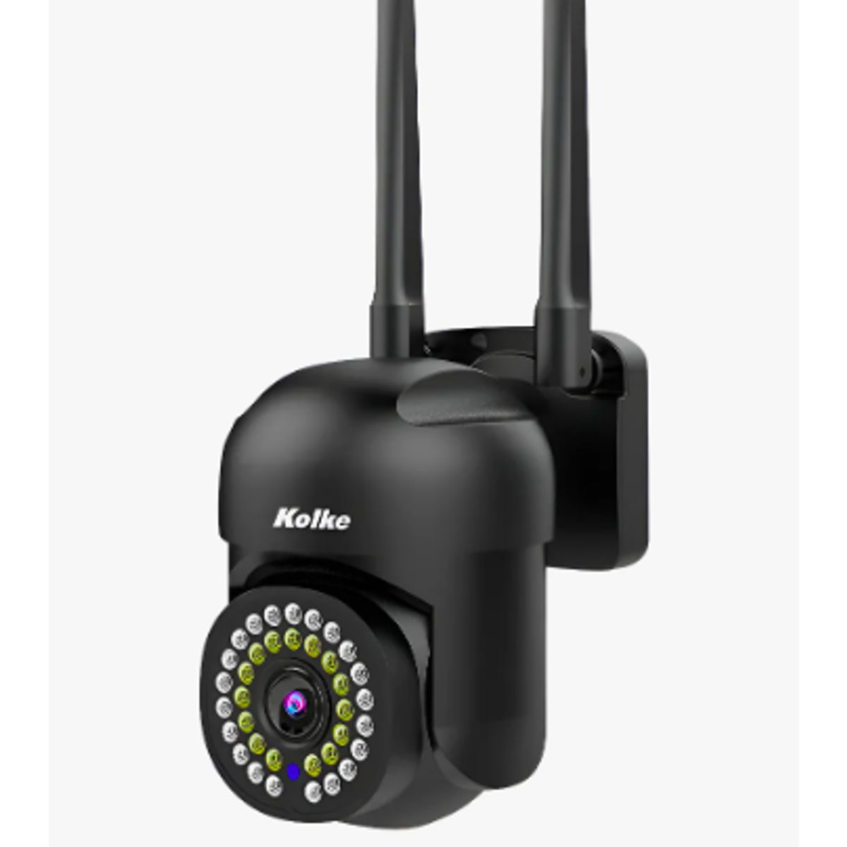 GENERICO - Cámara Seguridad Kolke Ptz 2mp Visión Nocturna Color Audio Color Negro
