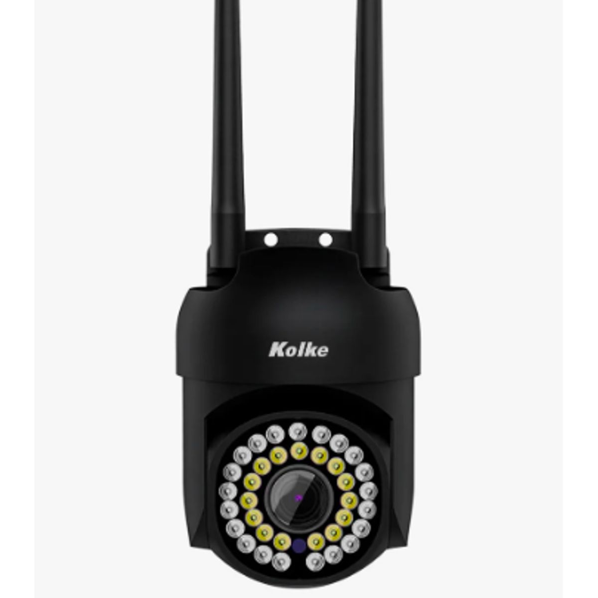 GENERICO - Cámara Seguridad Kolke Ptz 2mp Visión Nocturna Color Audio Color Negro