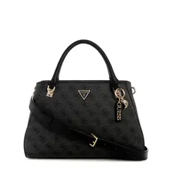 GUESS - Cartera Noelle Ii Luxury Satchel Negro