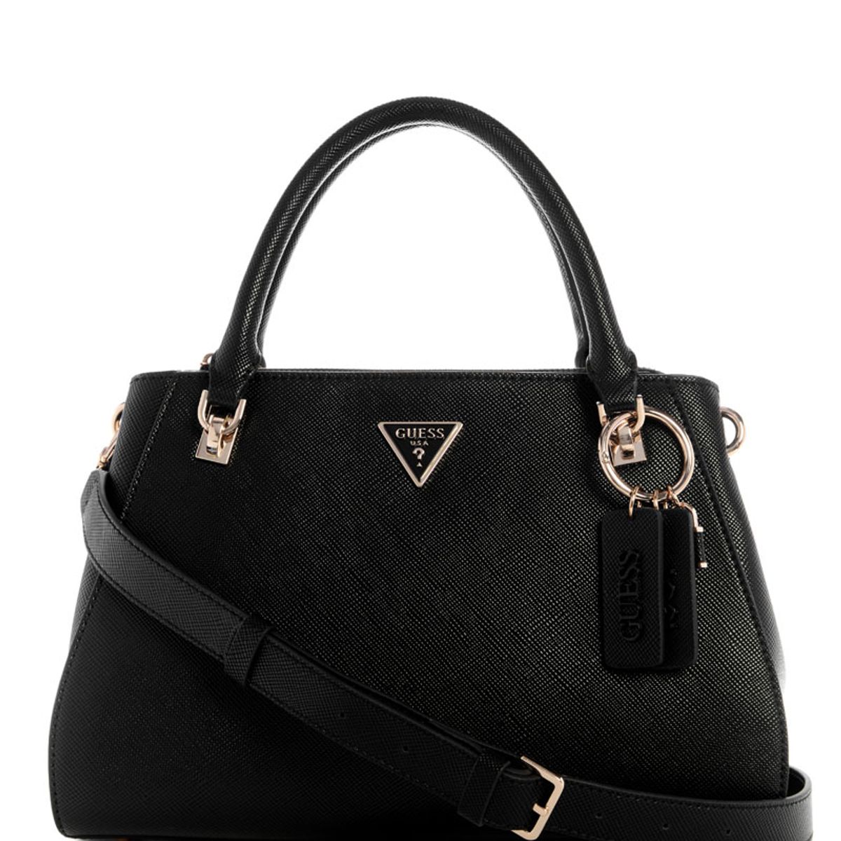 GUESS - Cartera Noelle Ii Luxury Satchel Negro