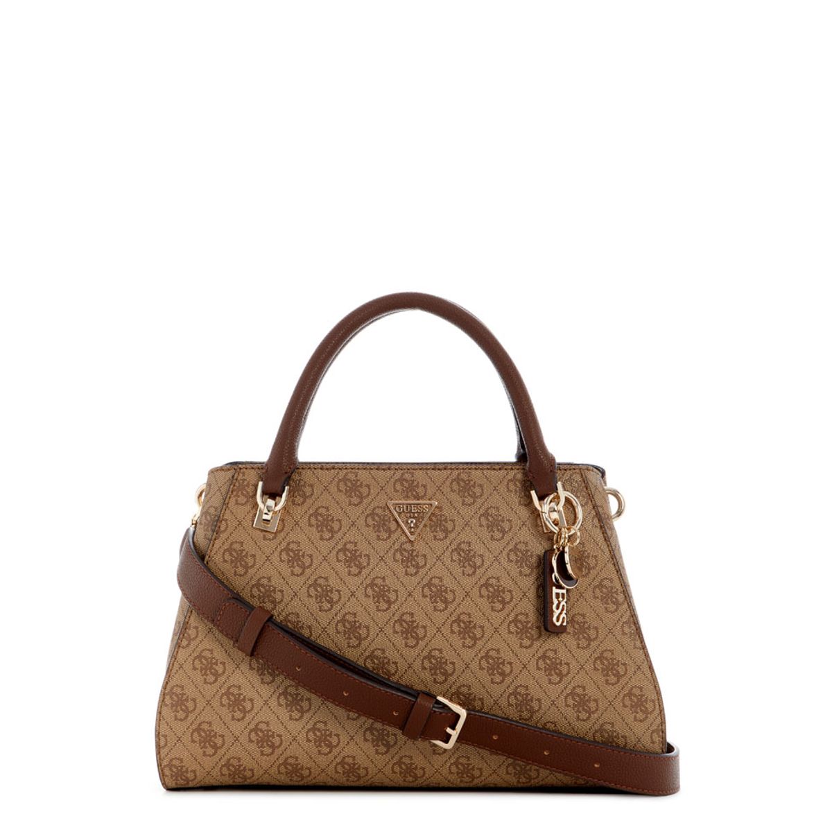 GUESS - Cartera Noelle Ii Luxury Satchel Café