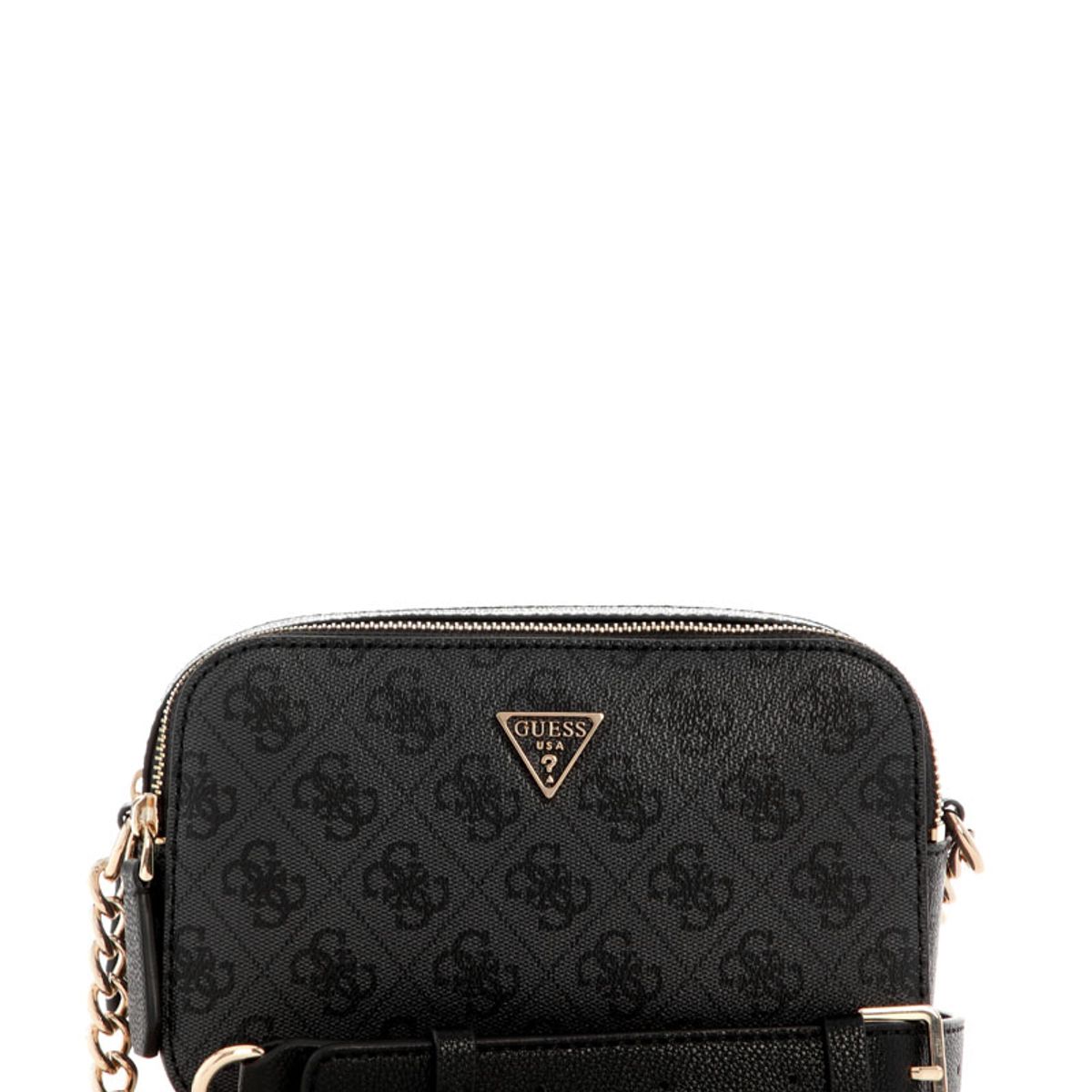 GUESS - Cartera Noelle Ii Camera Crossbody Negro