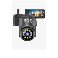 GENERICO - 2nlf 5G Cámara De Seguridad Exterior Wifi ip 360° 1080p Con Led