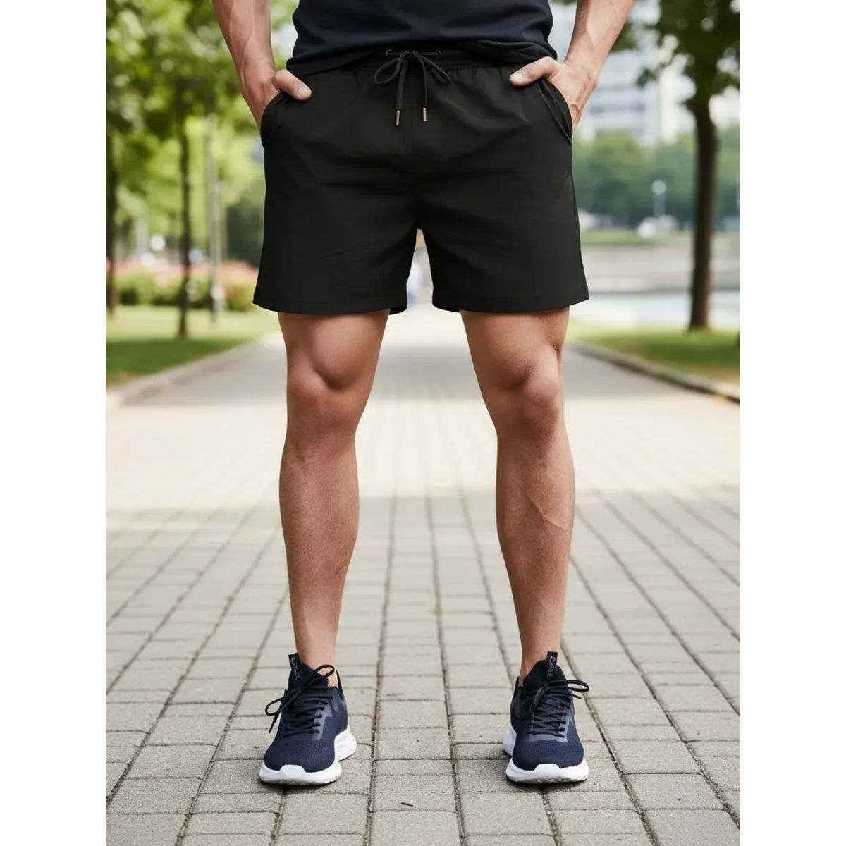 LOOK SHOP - Short Deportivo Hombre Secado Rápido. Bolsillos 8798