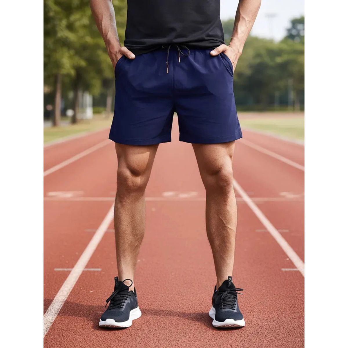 LOOK SHOP - Short Deportivo Hombre Secado Rápido. Bolsillos 8798