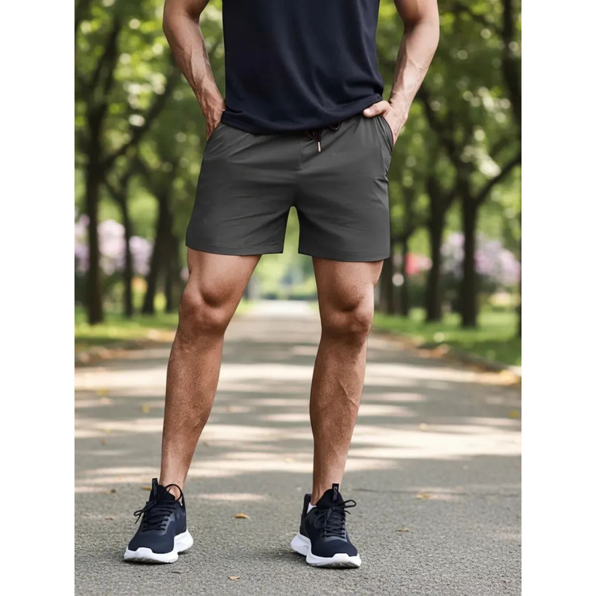 LOOK SHOP - Short Deportivo Hombre Secado Rápido. Bolsillos 8798