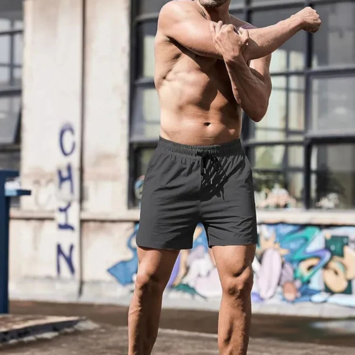 LOOK SHOP - Short Deportivo Hombre Secado Rápido. Bolsillos 8798