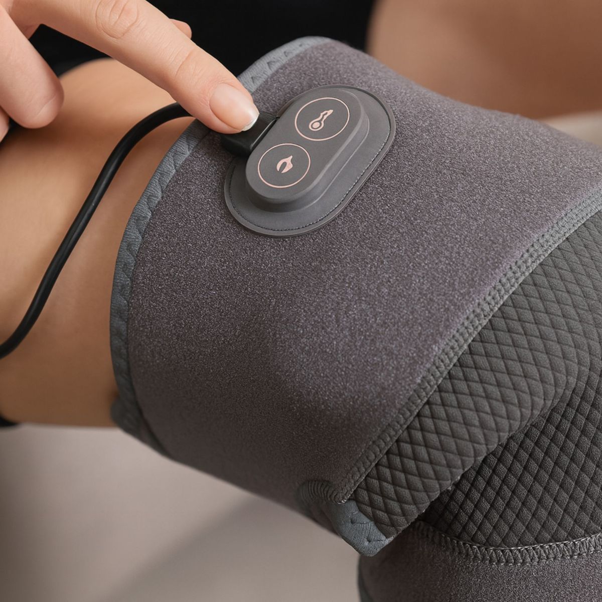 MOVI - PACK SALUD 3x2 Rodillera Térmica Masajes + Hombrera 3 niveles de calor + Regalo: Corrector Postura