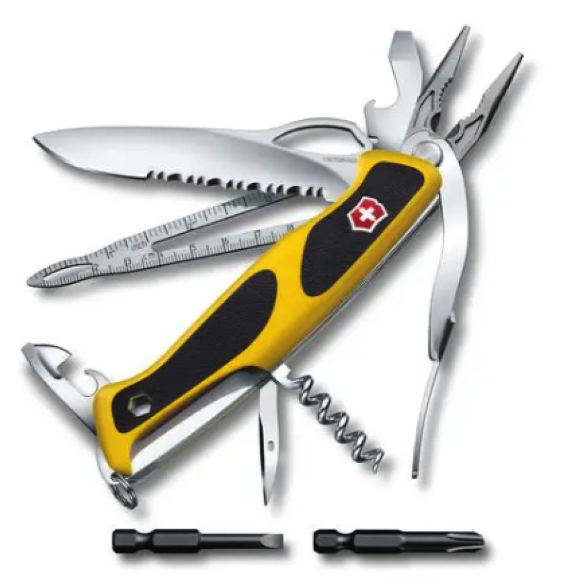 VICTORINOX - CORTAPLUMAS RANGERGRIP BOATSMAN 130MM 22 FUN AMARNEGRO VICTORINOX