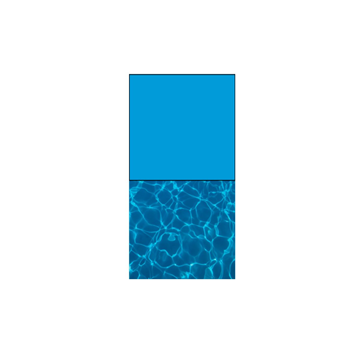 GENERICO - Pintura Membrana para Piscina 3 en 1 -  Liquitech 4L color Azul Caribe