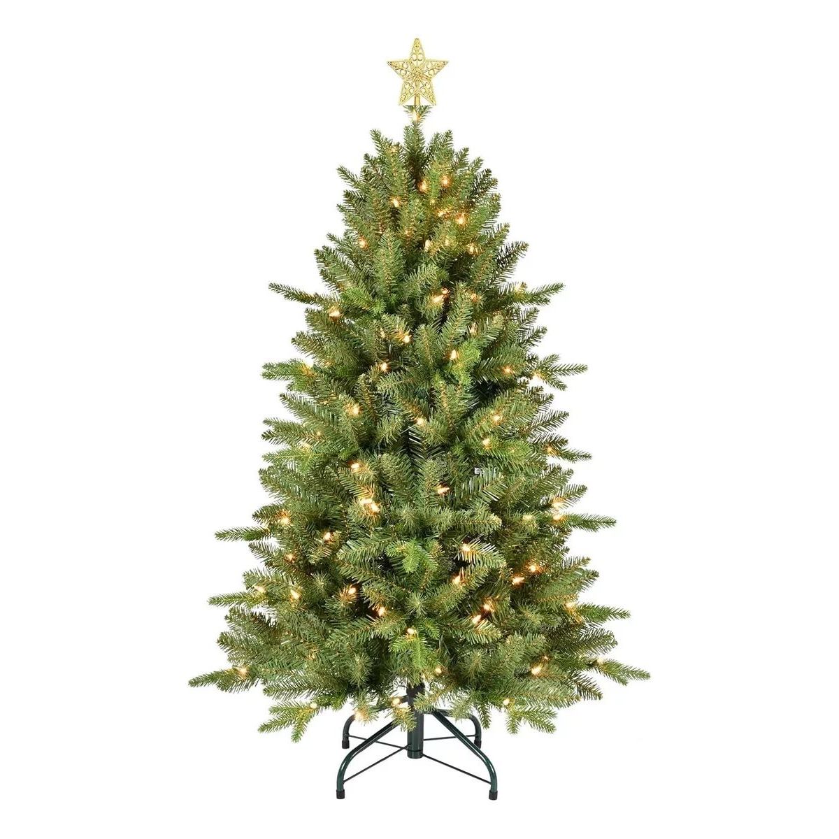 SHOP EHOME BAG - Arbol de Navidad de 1.80 con Luces Cálidas Incorporadas y Estrellas