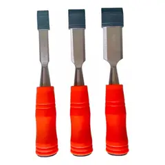 MAKAWA - Set Juego 3 Formones Para Madera Cr-v MK0325