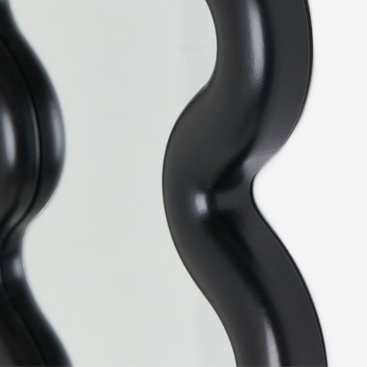 SANTU HOME & DECO - Espejo de Tocador Ondas Negro