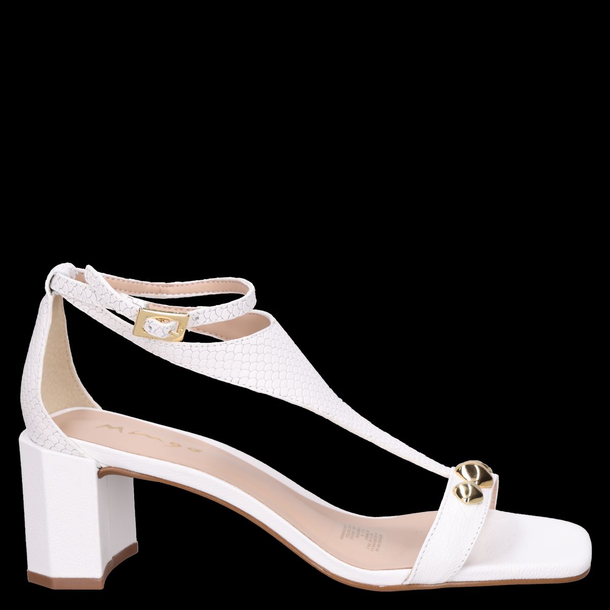 MINGO - Sandalia Mujer Casual Blanco Mingo