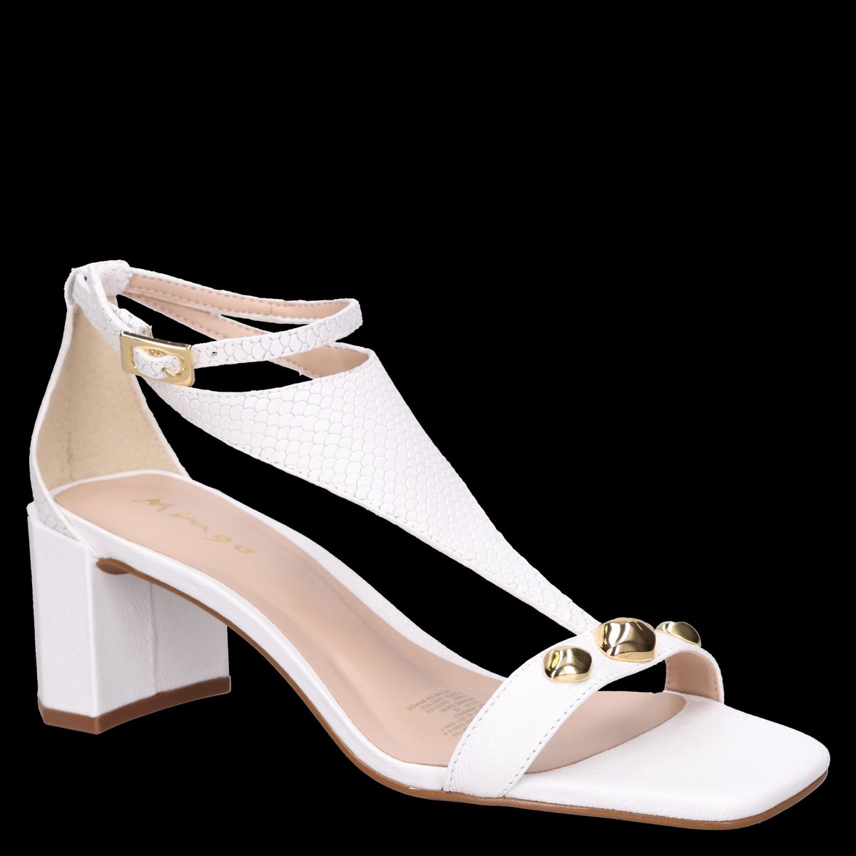 MINGO - Sandalia Mujer Casual Blanco Mingo