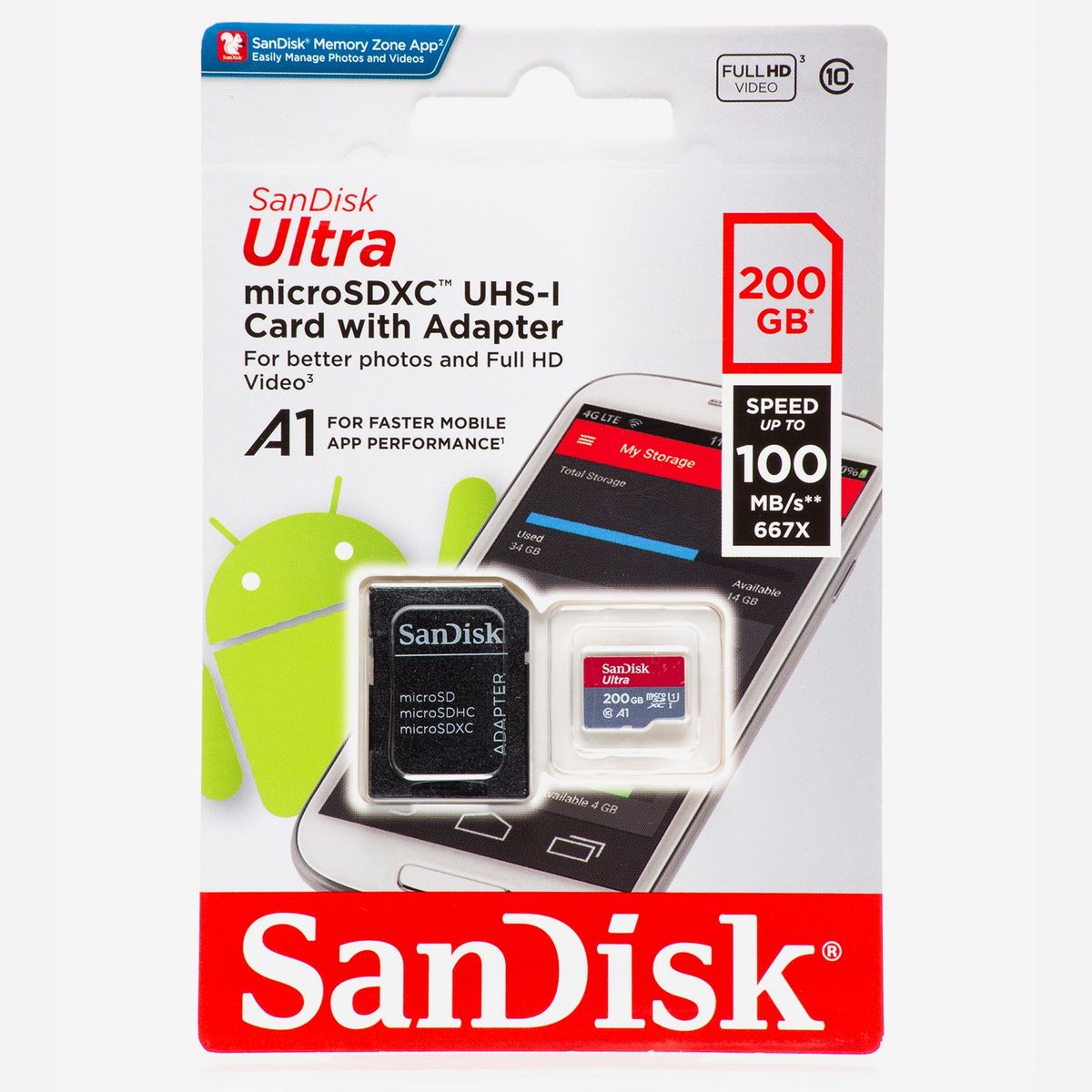 SANDISK - Memoria Micro Sd Ultra Microsdxc 200Gb