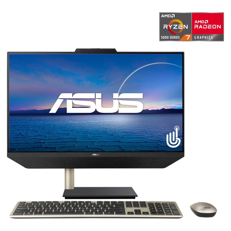 ASUS - All In One Zen AiO 24 M5401WUAT-BA032T AMD Ryzen 7 8GB RAM 1TB HDD + 256GB SSD 23.8" Touch Screen