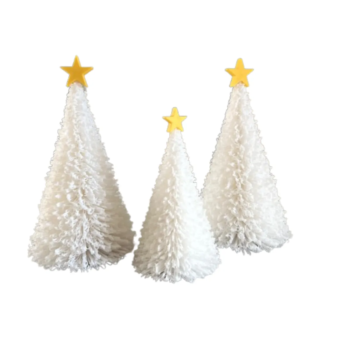 GENERICO - Trio de Árboles de Navidad Modernos