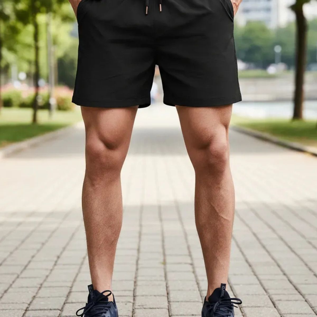 LOOK SHOP - Pack 3 Short Gimnasio Bolsillo Poliéster Hombre Colores Surt 8798