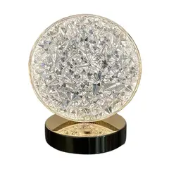 IMPORTCLICK - Lámpara Nocturna LED Táctil Cristal