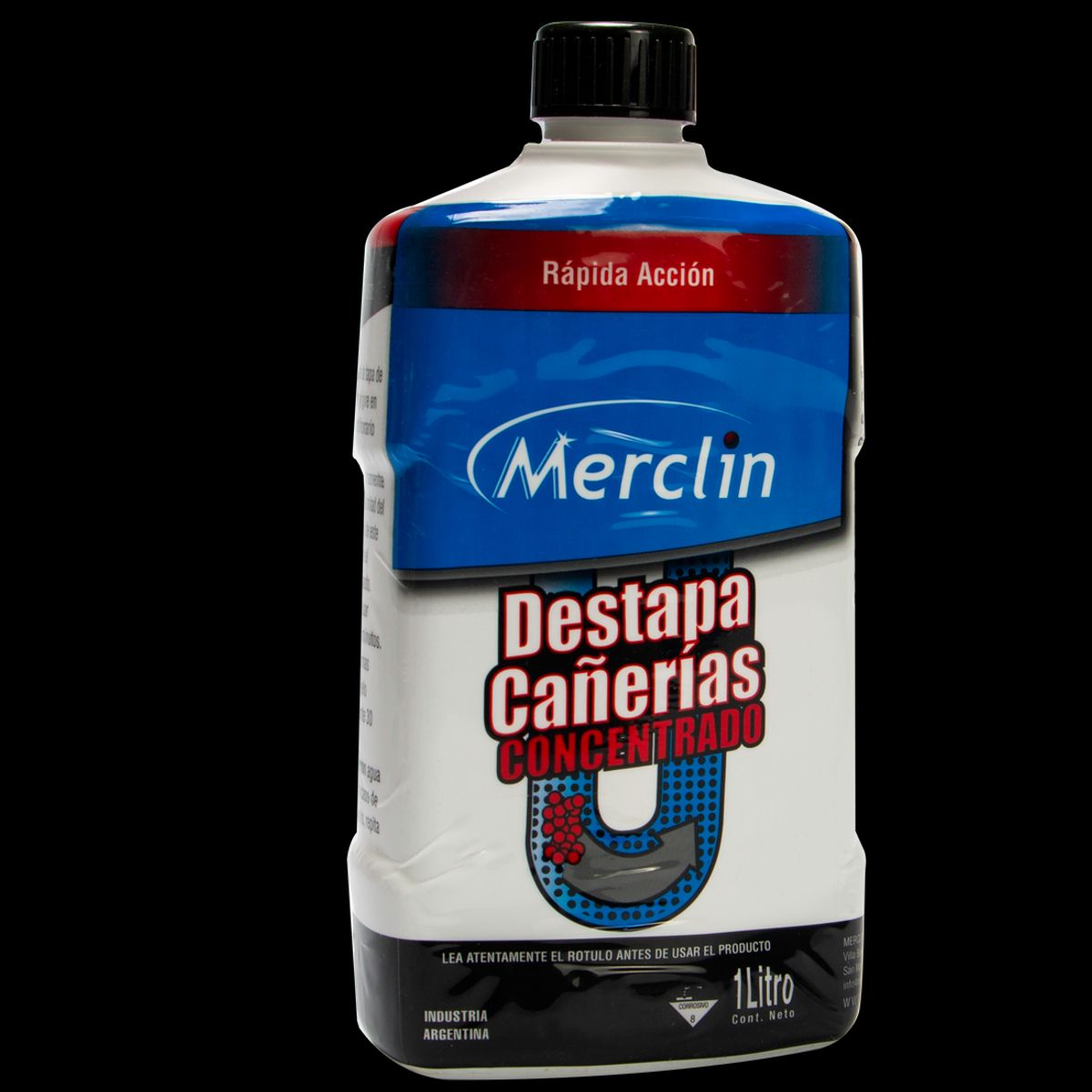 GENERICO - Destapa cañerías concentrado Merclin 1 Lt