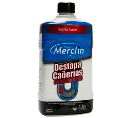 GENERICO - Destapa cañerías concentrado Merclin 1 Lt